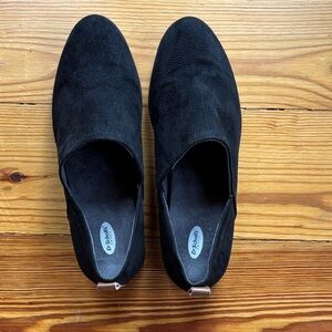Dr. Scholl's Ladies Black Suede Loafers Style “Be You” Size 6 1/2